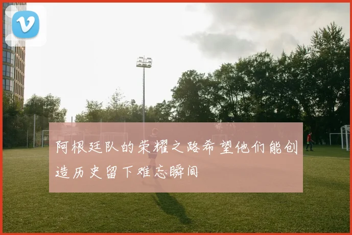 阿根廷队的荣耀之路希望他们能创造历史留下难忘瞬间